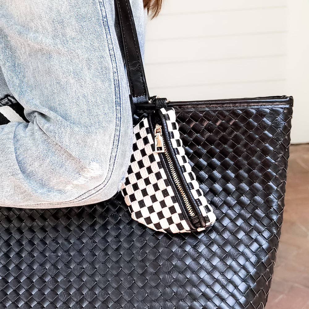 Mini Westlyn Bag Charm: Brown