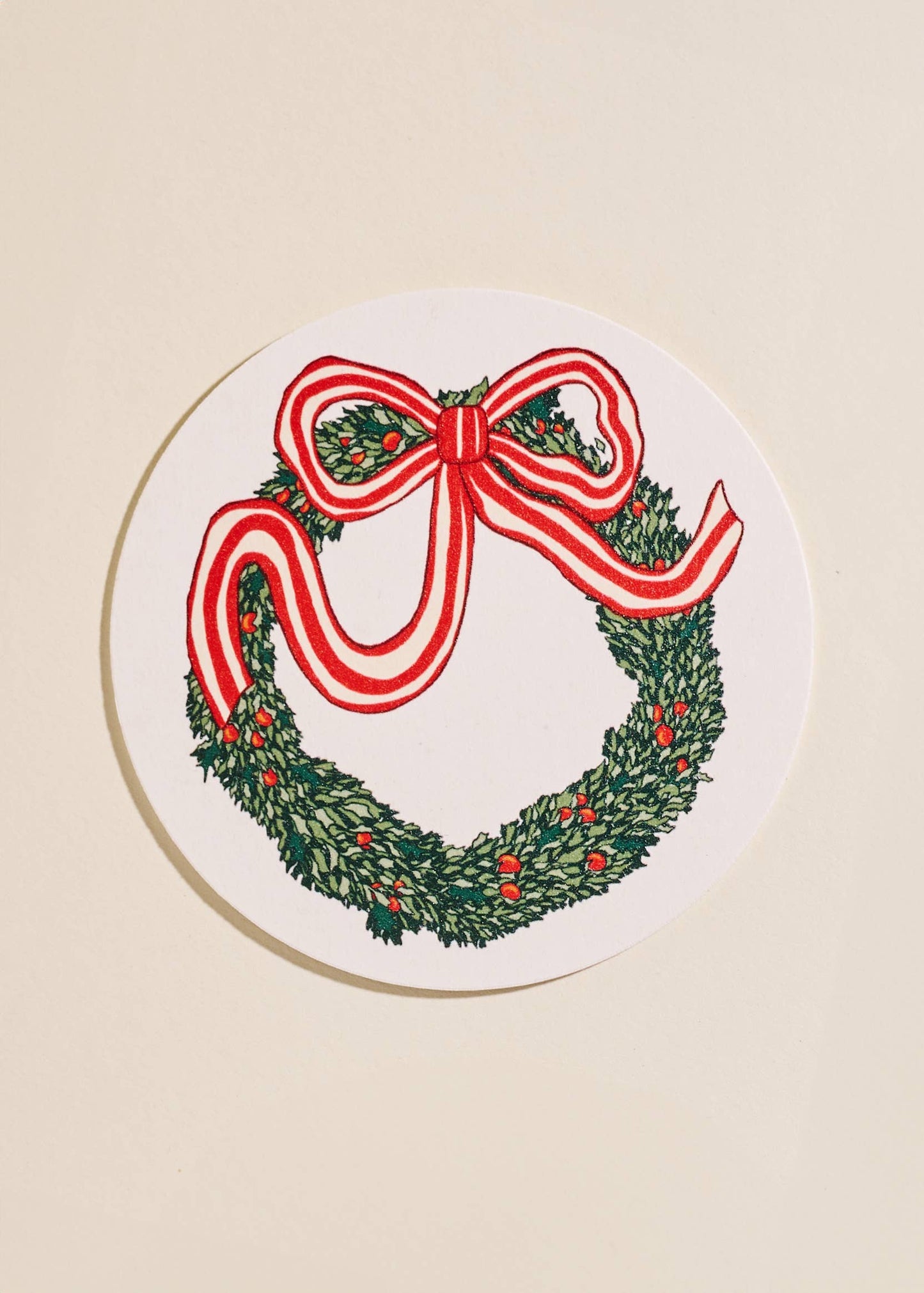 Holiday Wreath Coasters - Set of 4