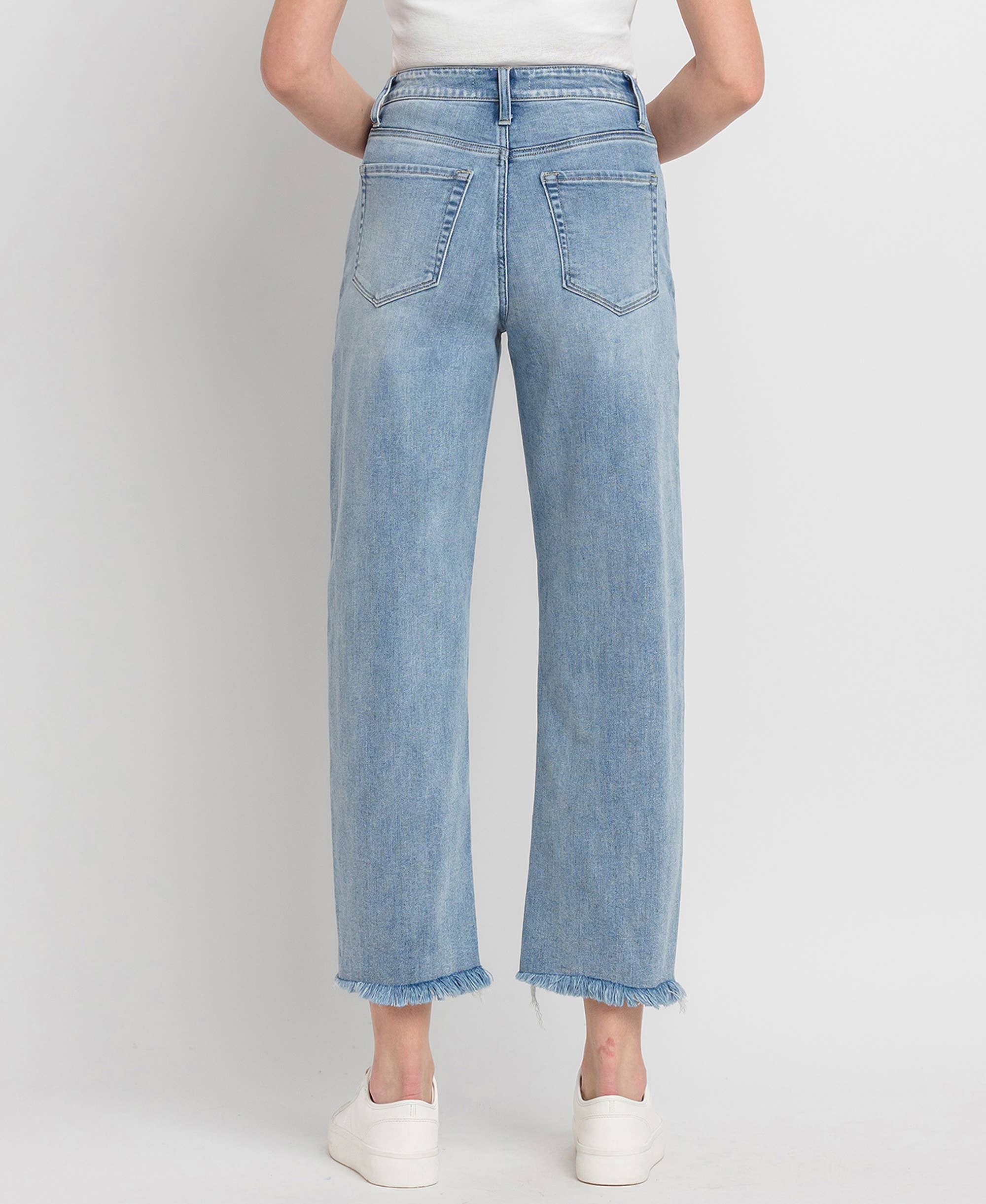 SUPER HIGH RISE BARREL LEG JEANS