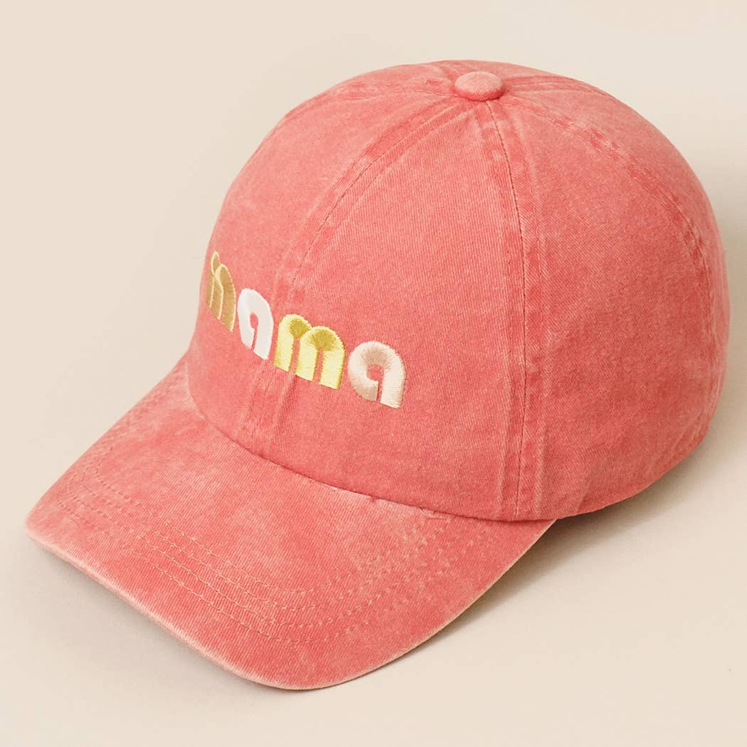 Lilac Retro Mama Baseball Cap
