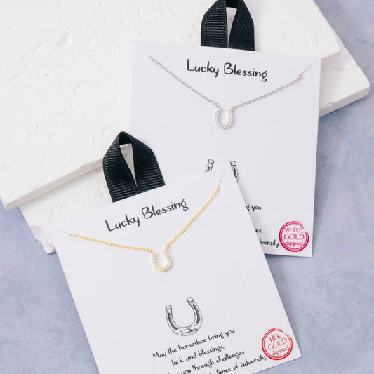 Western Horse Shoe Pendant Necklace