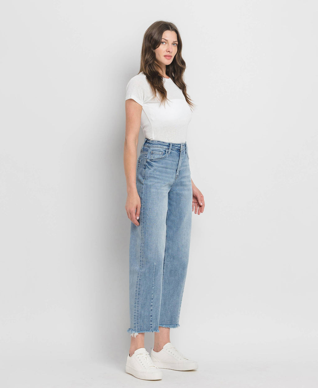 SUPER HIGH RISE BARREL LEG JEANS