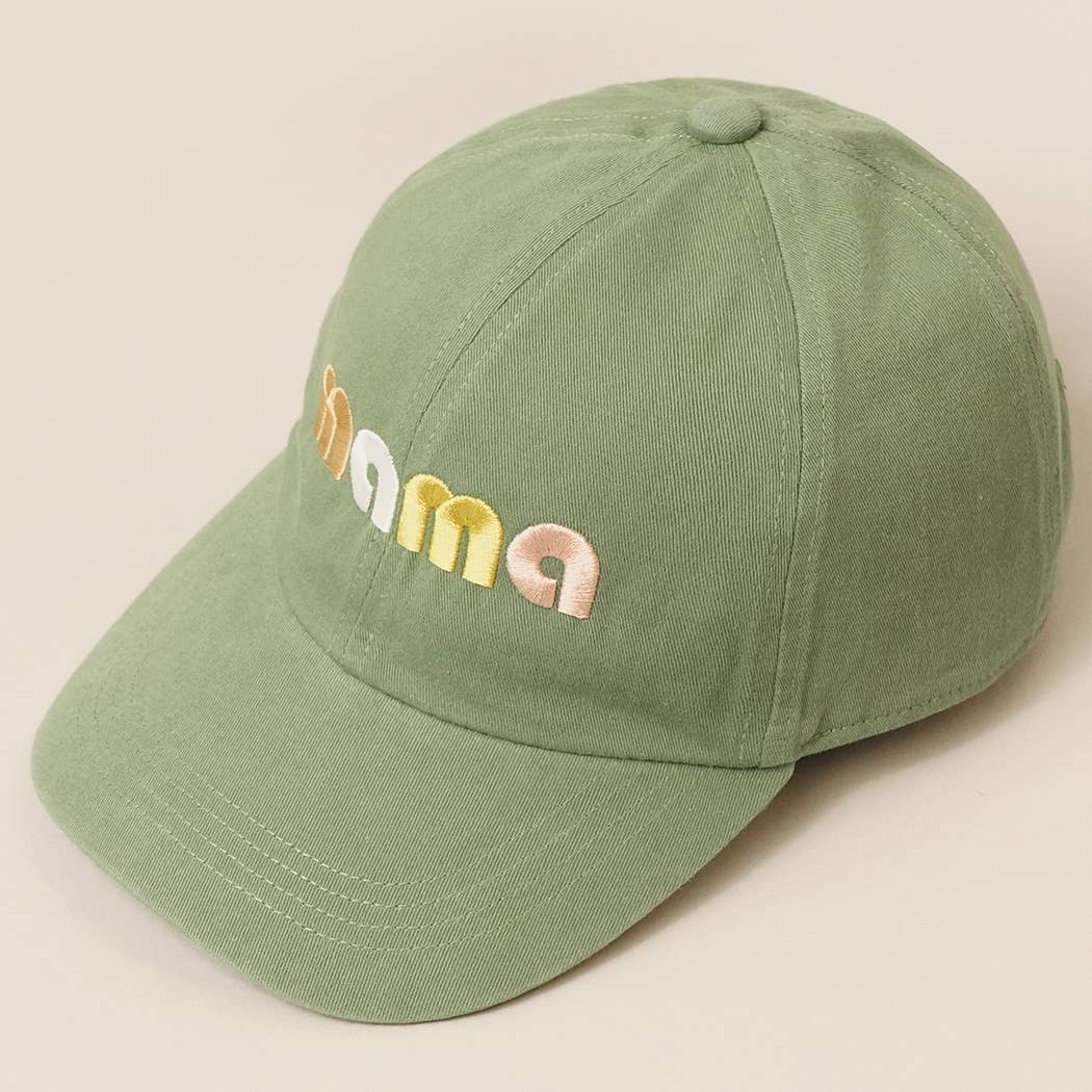Lilac Retro Mama Baseball Cap