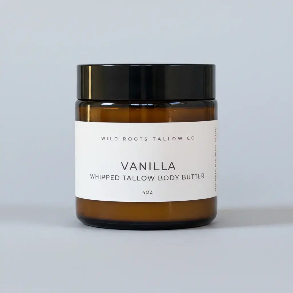 Vanilla Bean Tallow Body Whip: 4oz
