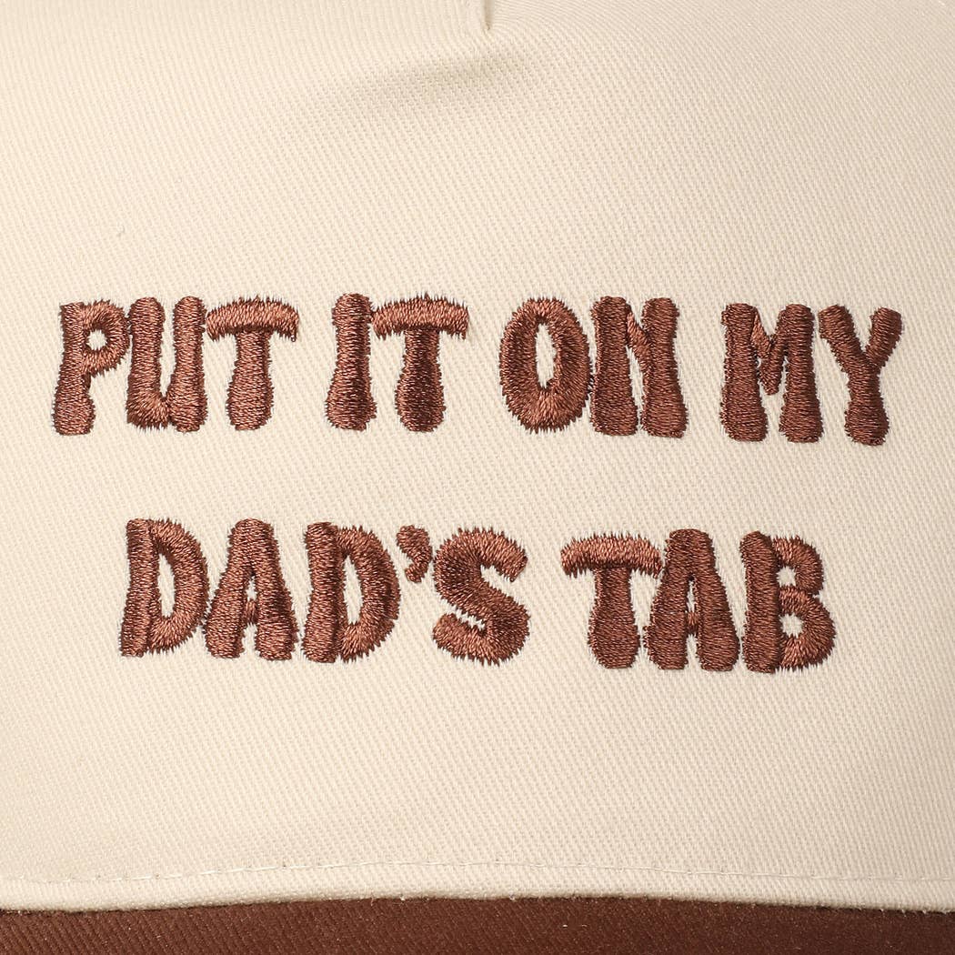 Put It On My Dad's Tab