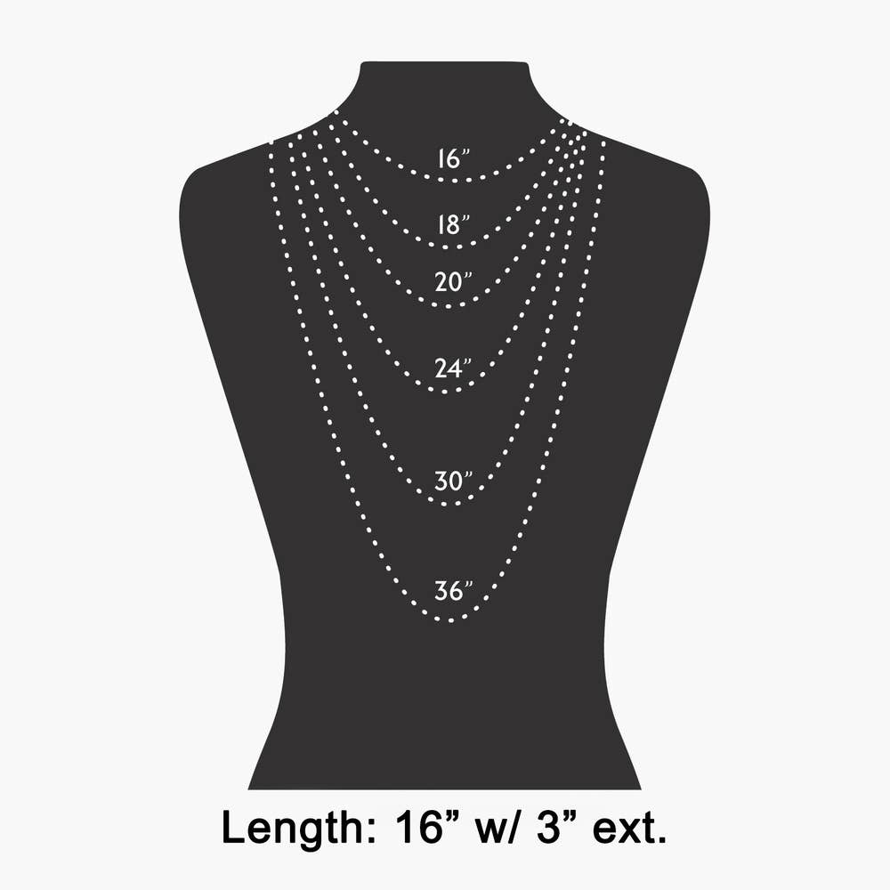 Enamel Heart Statement Pendant Necklace: PK