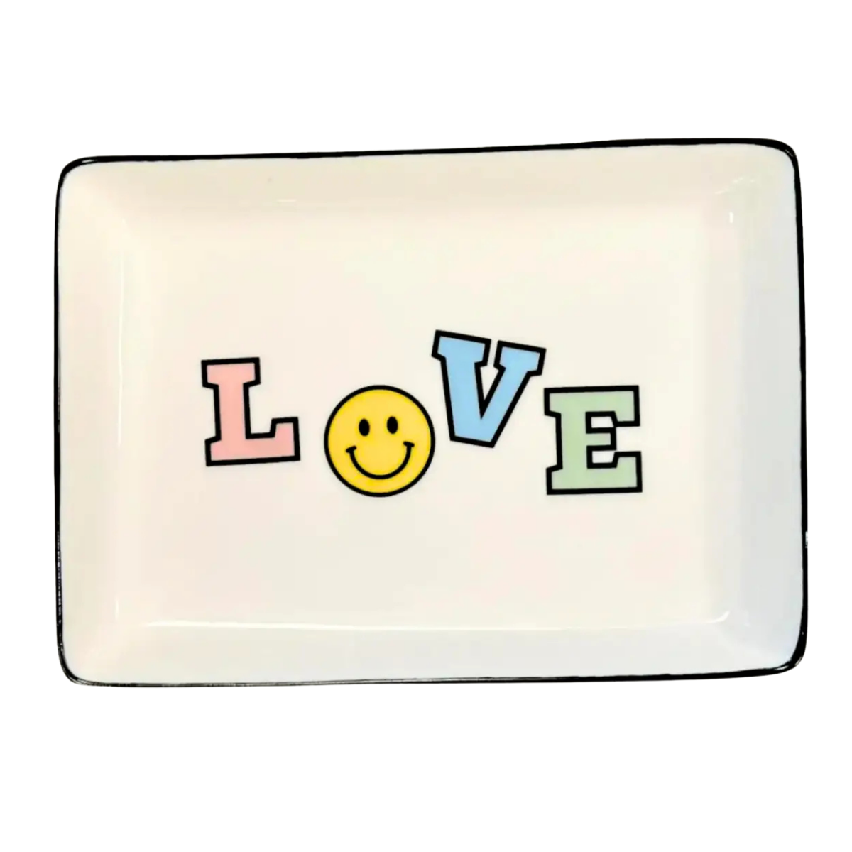 LOVE SMILEY TRINKET TRAY