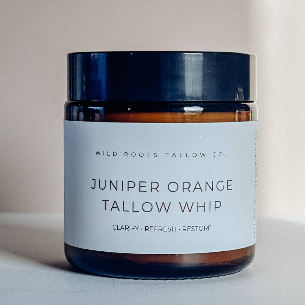Juniper + Sweet Orange Tallow Body Butter: 4oz