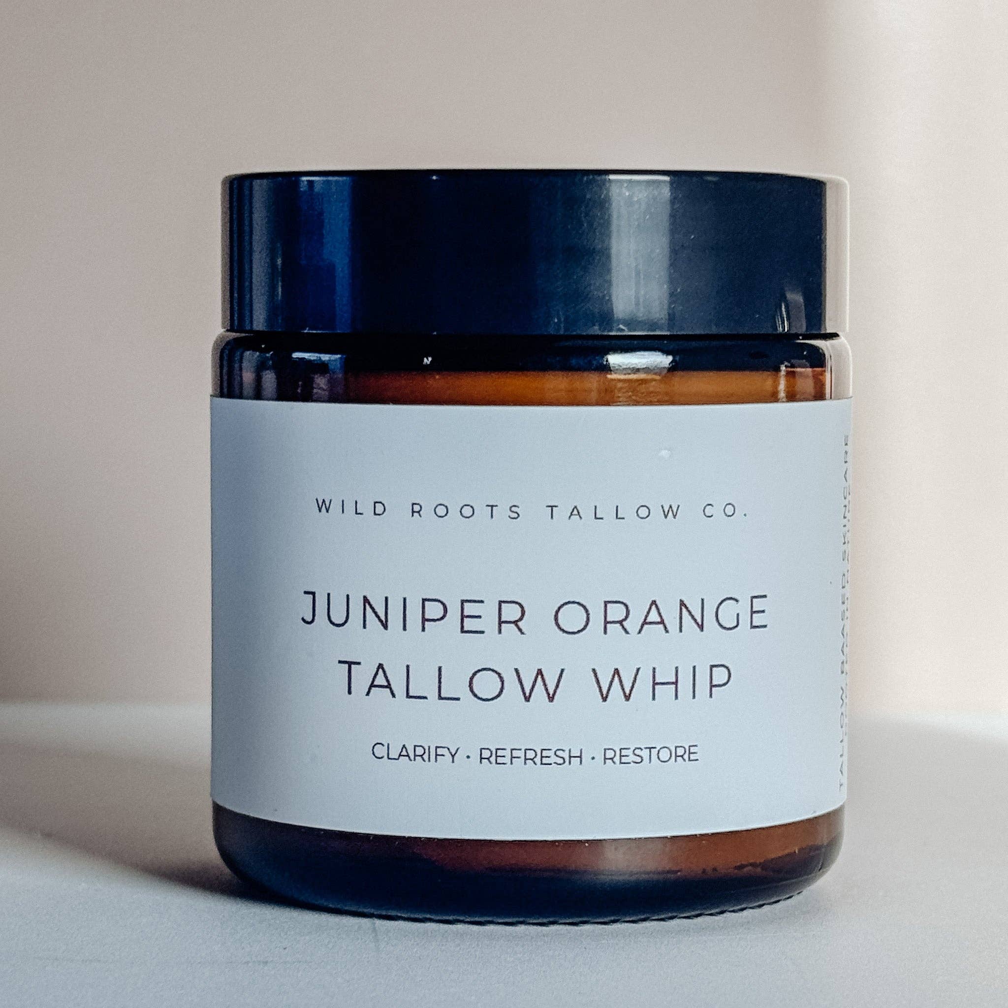 Juniper + Sweet Orange Tallow Body Butter: 4oz