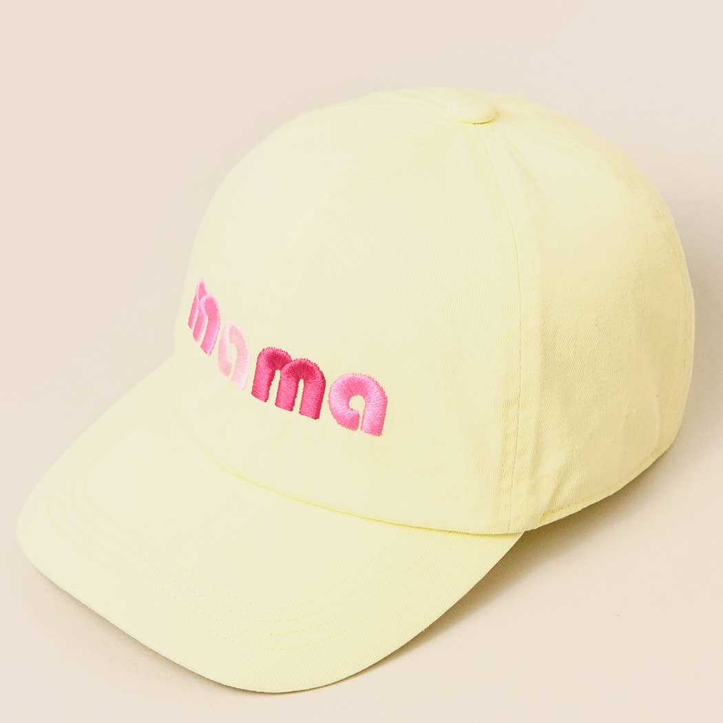 Lilac Retro Mama Baseball Cap