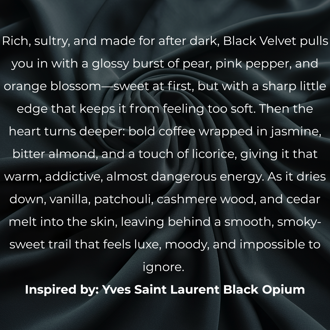 Black Velvet | Inspired by Blk Opium Perfume: 30ml
