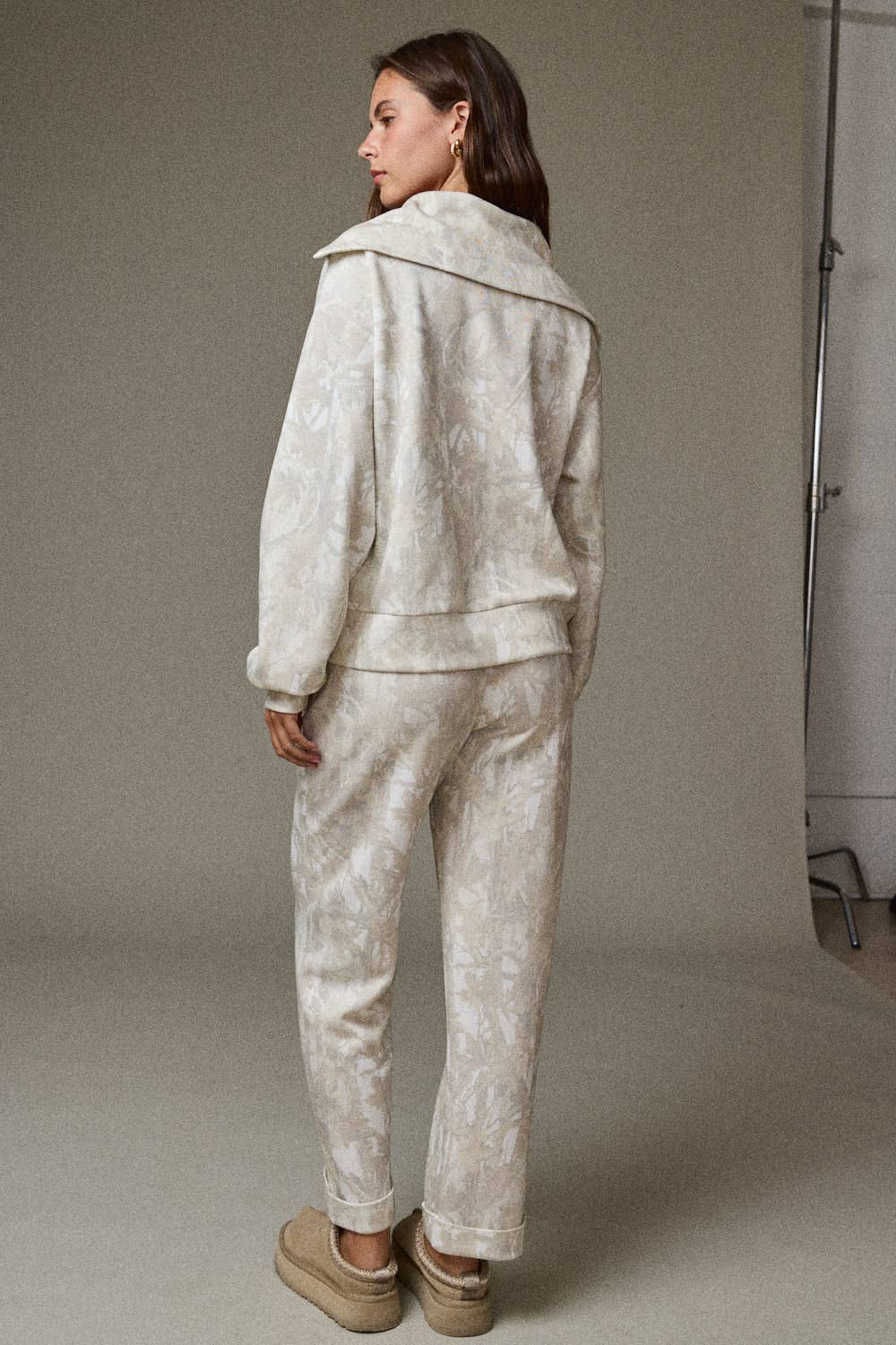 Penelope Loose Fit Half Zip Pullover and Pants