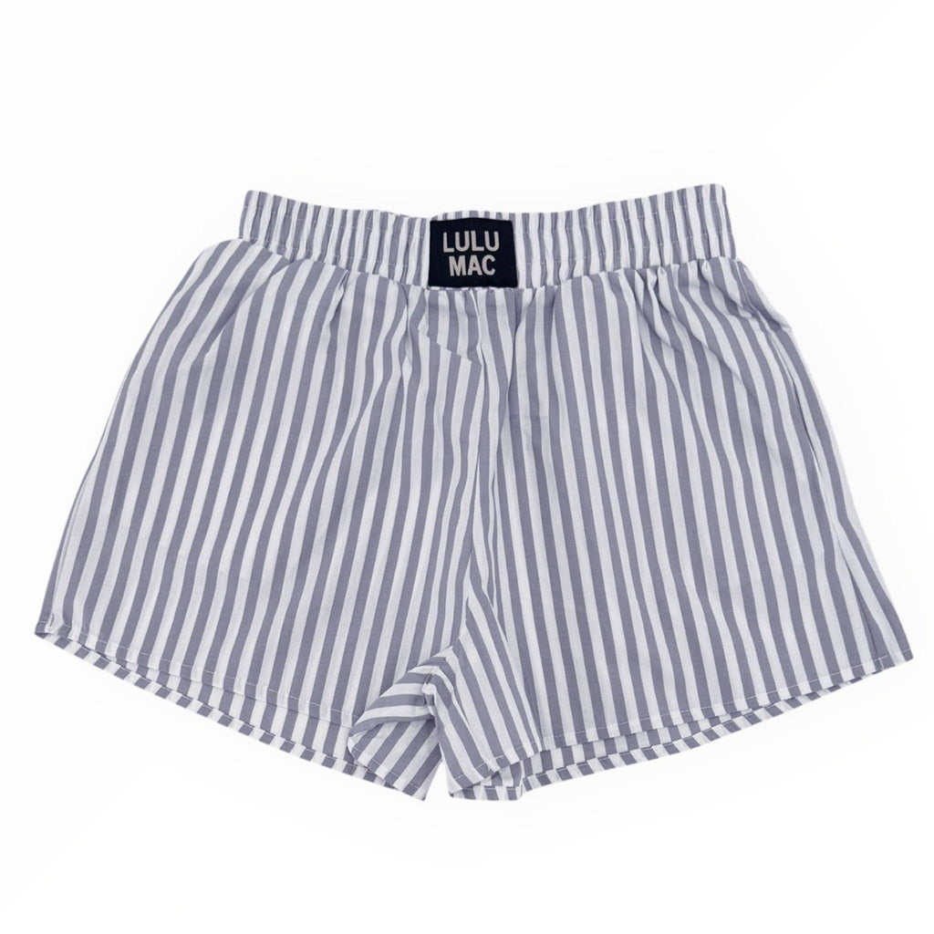 GREY STRIPED BOXER SHORT