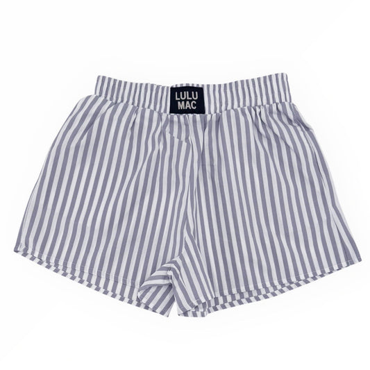 GREY STRIPED BOXER SHORT