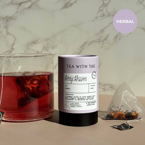 Berry Blossom Herbal Mini Tea Tube Gift (5 tea bags)