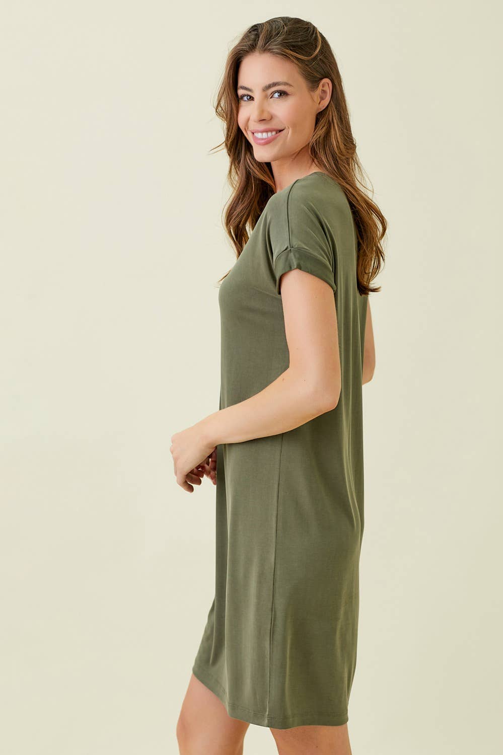 Olive Modal Dress