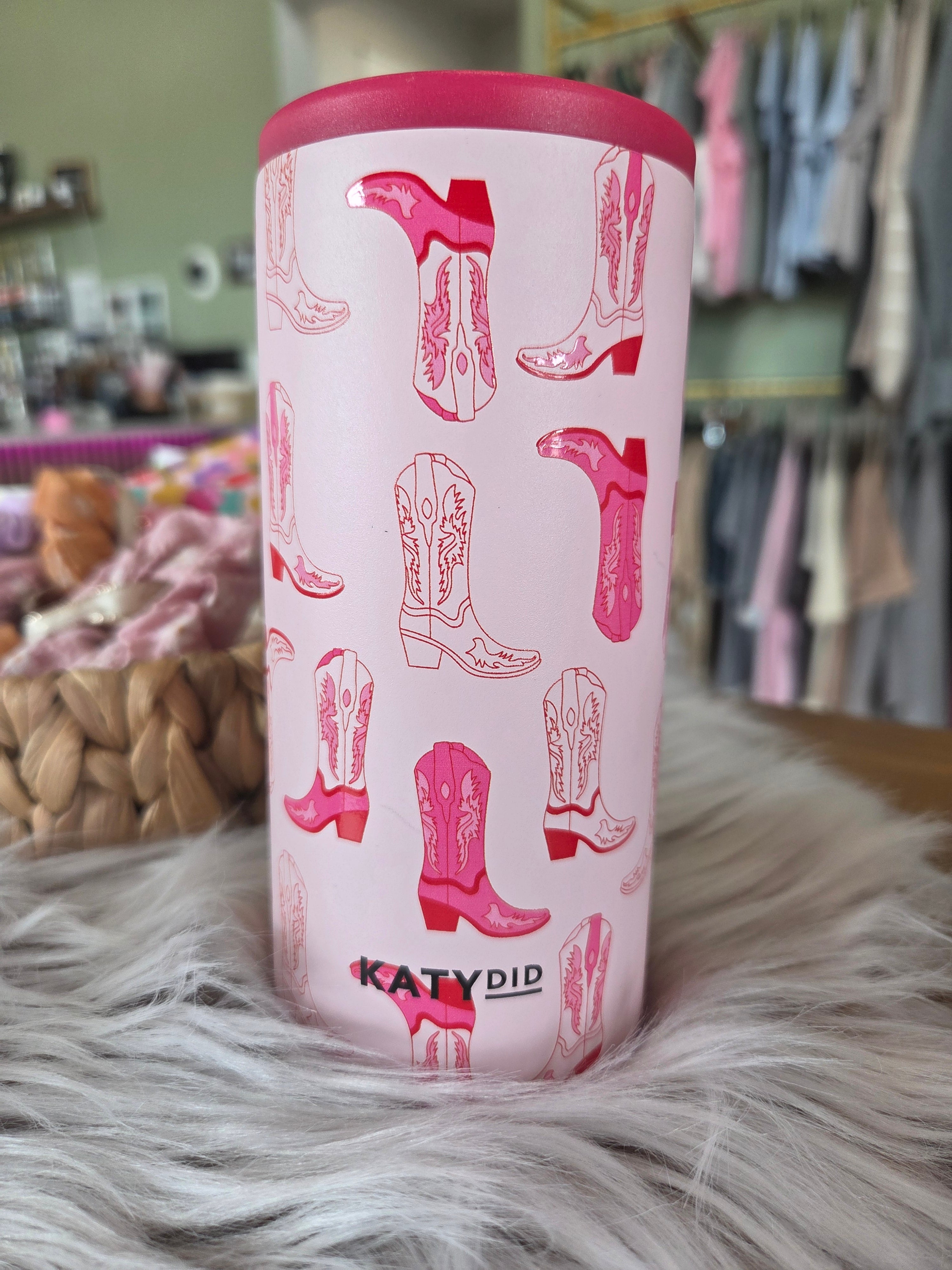 Pink Cowgirl Can Cooler